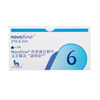 NovoFine 胰島素注射針頭 31G x 6mm，100/盒