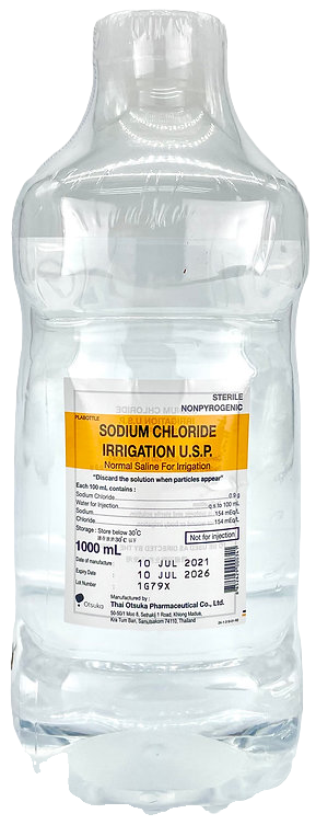 Sodium Chloride 0.9% Sterile 1000ml 無菌生理鹽水 10支/箱